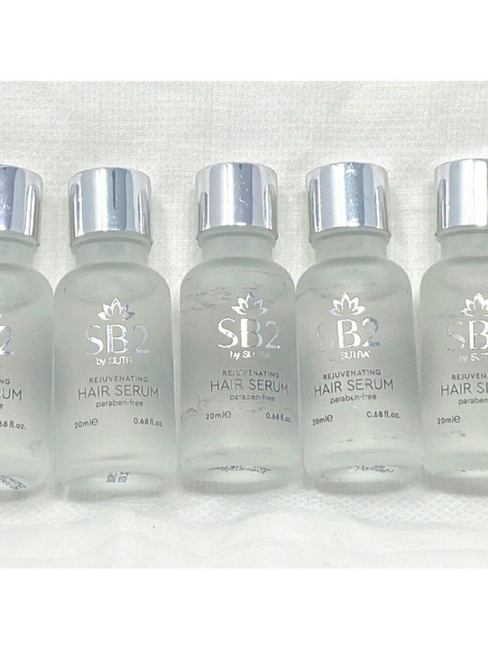 5 - SB2 Sutra Beauty .68oz Rejuvinating Hair Serum Bottles.  NEW    Ex 5/2024